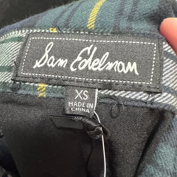 Sam Edelman Split Chiffon-Back Shirt - Picture 9 of 16